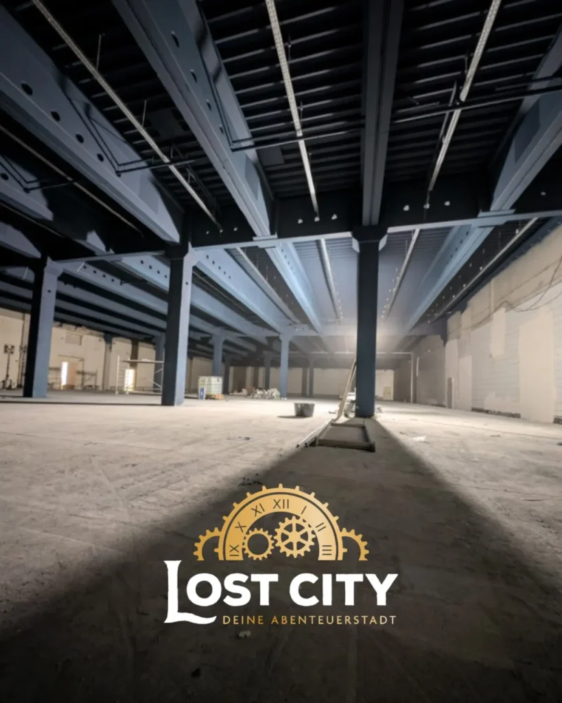 Lost City Neustrelitz – Bau-Dokumentation, Abenteuerwelt im Aufbau